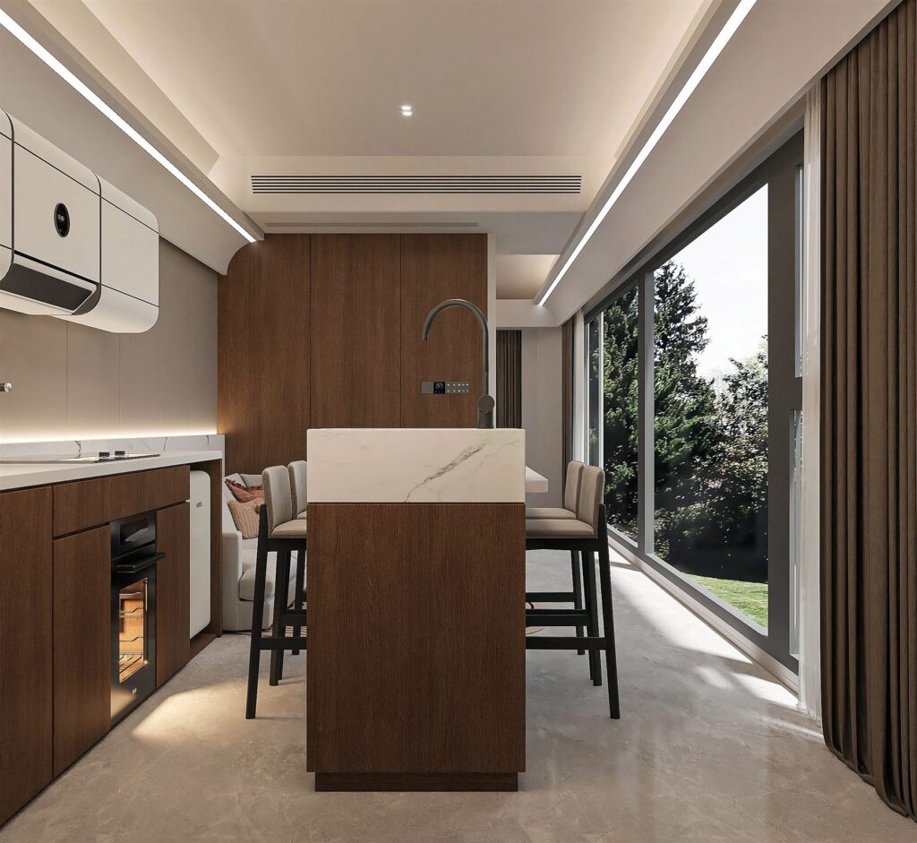 Space Capsule M9 Kitchen Interior