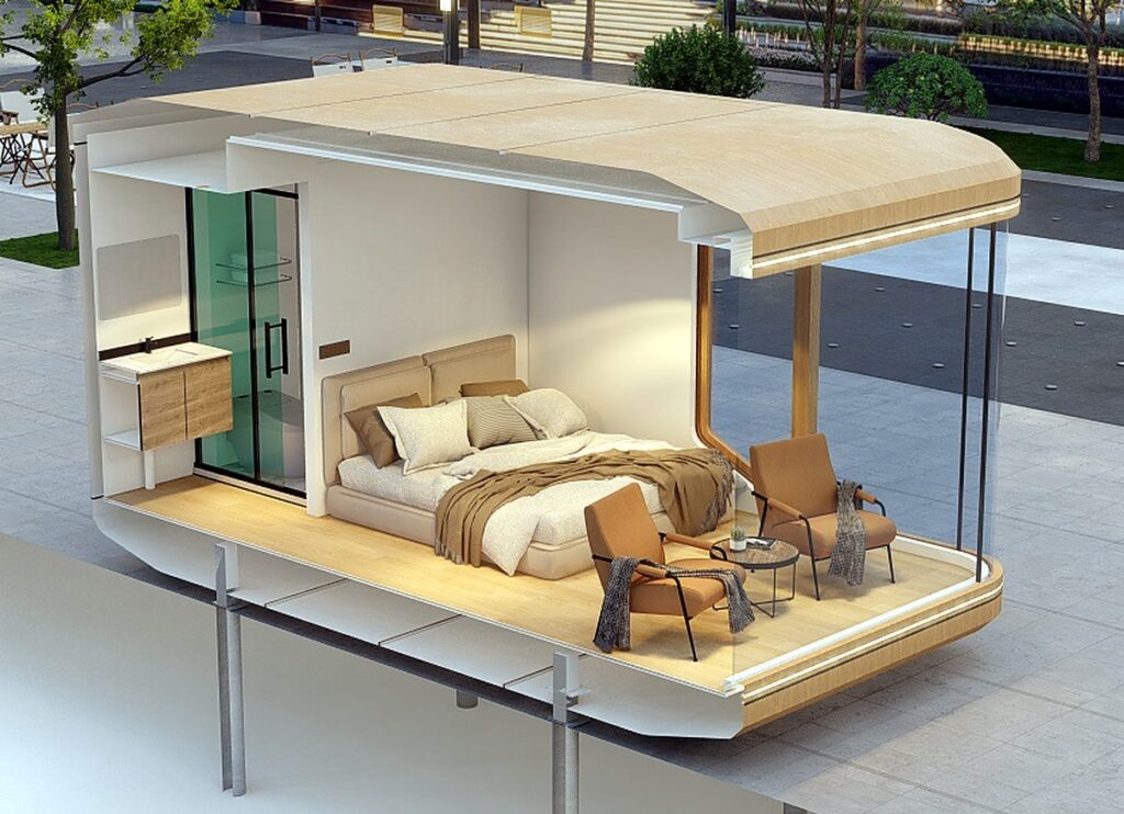 Space Capsule X3 Panoramic Bedroom